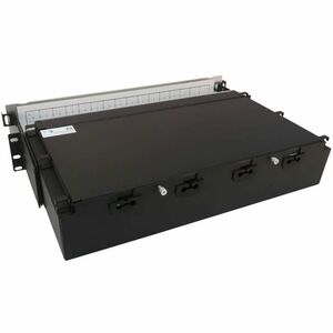 Tripp Lite by Eaton N48M-32M8L4-03Network Patch Panel - Aqua - 128 x Duplex - 2U High - 19" Wide - Rack-mountable