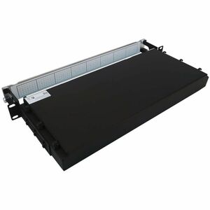 Tripp Lite by Eaton N48S-2M24L12-10Network Patch Panel - Aqua - 12 x Duplex - 1U High - 19" Wide - Rack-mountable