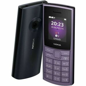 Nokia 110 4G (2023) Feature Phone - 4.6 cm (1.8") TFT LCD QQVGA 120 x 160 - 4G - Midnight Blue - Bar - 2 SIM Support - SIM