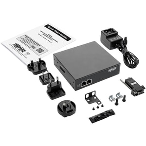 Tripp Lite series B093-008-2E4U Device Server - TAA Compliant - Twisted Pair - 2 x Network (RJ-45) - 4 x USB - 8 x Serial 