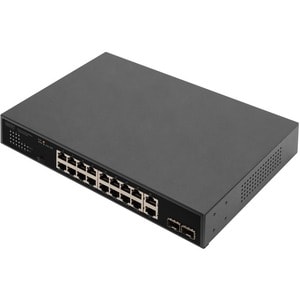 Digitus 17 Ports Ethernet Switch - Gigabit Ethernet - 1000Base-X, 10/100/1000Base-T - 3 Layer Supported - Modular - 2 SFP 