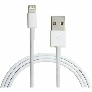 Pro Series Apple Compatible Charging Kit - 3FT - MFi Certified iPhone/iPad/iPod - White cable and adapter Non retractable 