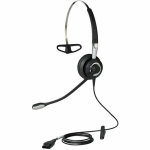 Jabra BIZ 2400 II QD Wired Over-the-head, Over-the-ear Mono Headset - Monaural - Supra-aural - 150 Hz to 6.80 kHz - Noise 