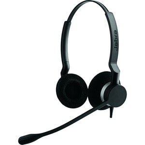 Jabra BIZ Wired Over-the-head Stereo Headset - Binaural - Supra-aural - 32 Ohm - 70 Hz to 16 kHz - 235 cm Cable - Noise Ca