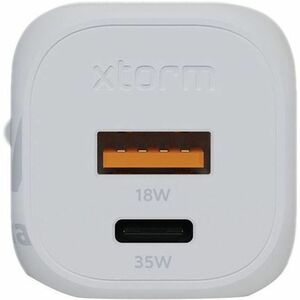 Xtorm 35W GaN² Ultra Wall Charger. Charger type: Indoor, Power source type: AC, Charger compatibility: Universal, USB Type