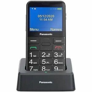 Panasonic KX-TU155 Feature Phone - 5.8 cm (2.3") TFT LCD 240 x 320 - 64 MB RAM - 2G - Black - Bar - 2 SIM Support - SIM-fr