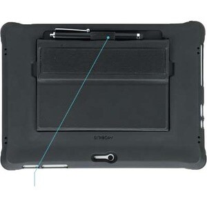 MOBILIS PROTECH Robust Tasche Microsoft Surface Go 3, Surface Go 2, Surface Go Tablet - Schwarz - Elastisch, TFP 4.0, Scha