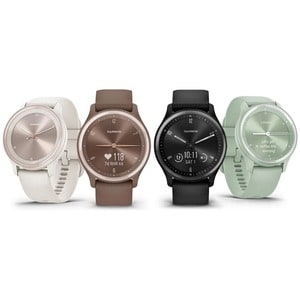 Garmin vívomove Sport Smart Watch - 40 mm Case Height - 40 mm Case Width - Black, Slate Body Color - Fiber Reinforced Poly
