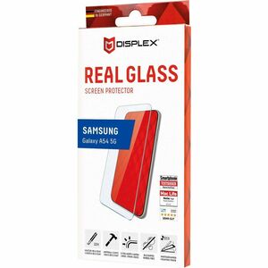 Displex 10H Tempered Glass Screen Protector for Galaxy A54 5G - Clear - For LCD Smartphone - Scratch Resistant, Impact Res