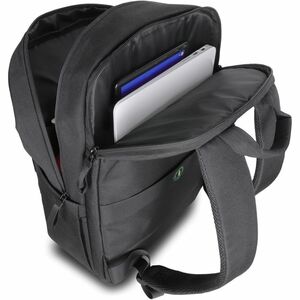 V7 Eco-Friendly Estojo de transporte (Mochila) para 39.6 cm (15.6") para 40.6 cm (16") Notebook - Preto - Alça de ombro - 
