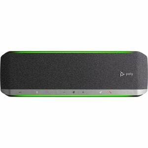 Poly Sync 60 Wired/Wireless Bluetooth Speakerphone - Microsoft Teams - Silver - 6 x Bi-directional Microphone(s) - 50 mm S