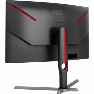 AOC CQ27G3Z 27" Class WQHD Curved Screen Gaming LED Monitor - 16:9 - Black, Red - 27" Viewable - Vertical Alignment (VA) -