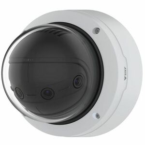 AXIS Panoramic P3827-PVE 7 Megapixel Network Camera - Color - Dome - White  - H.264, H.265, Motion JPEG, H.264B, H.264H, H