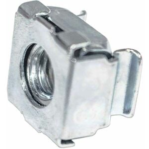 Intellinet 713658 Nut, Screw, Washer - Cage Nut, Screw - Zinc Plated Steel, Polyamide - 100 / Pack