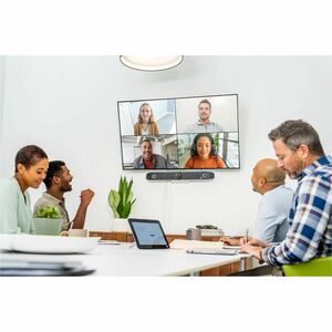 Poly Studio X52 All-In-One Video Bar with TC10 Controller Kit No Radio TAA JITC - For Video Conferencing, Meeting Room, Au