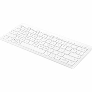 HP 350 Rugged Keyboard - Wireless Connectivity - Belgian - AZERTY Layout - White - Bluetooth - 5.2 Audio, Emoji, Screensho