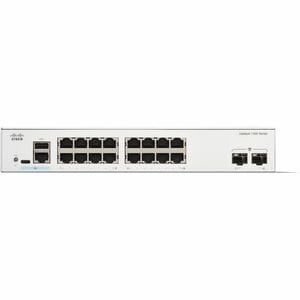 Cisco Catalyst 1300 C1300-16T-2G 16 Anschlüsse Verwaltbar Ethernet-Switch - Gigabit-Ethernet - 10/100/1000Base-T, 1000Base