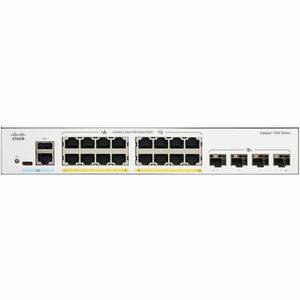 Cisco Catalyst 1300 C1300-16P-4X 16 Ports Manageable Ethernet Switch - 10 Gigabit Ethernet - 10/100/1000Base-T, 10GBase-X 