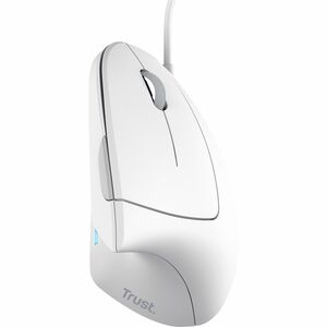Trust Verto Maus - USB 2.0 - Optisch - 6 Taste(n) - Weiß - Kabel - 1600 dpi Auflösung - Scroll-Rad - Groß Hand-/Handfläche