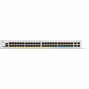 Cisco Catalyst 1300 C1300-48P-4X 48 Portas Gerenciável Comutador Ethernet - Ethernet de 10 Gigabit - 10/100/1000Base-T, 10