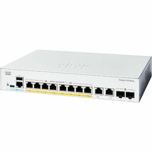 Cisco Catalyst 1200 C1200-8P-E-2G 10 Portas Gerenciável Comutador Ethernet - Gigabit Ethernet - 1000Base-X, 10/100/1000Bas