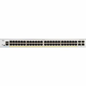 Cisco Catalyst 1200 C1200-48P-4X 48 Portas Gerenciável Comutador Ethernet - Ethernet de 10 Gigabit - 10/100/1000Base-T, 10