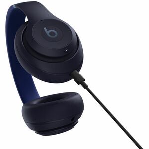 Apple Beats Studio Pro Wired/Wireless Over-the-ear, Over-the-head Stereo Headset - Navy - Siri - Binaural - Ear-cup - Blue