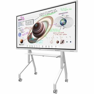 Neomounts MOVE Height Adjustable Display Stand - 139.7 cm (55") to 218.4 cm (86") Screen Support - 76 kg Load Capacity - 1