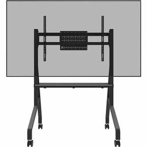 Neomounts MOVE Go Display Stand - 139.7 cm (55") to 218.4 cm (86") Screen Support - 76 kg Load Capacity - 1 x Shelf(ves) -