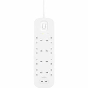 Belkin Connect Überspannungsschutz - 8, 2 x USB Typ C - 900 J - 2 m
