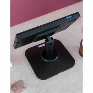 Compulocks iPad 10.9" 10th Gen Swell Enclosure Tilting Stand 4" Black - High-Grade Metal Enclosure, Swivel and Tilting Mou