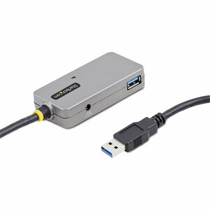 StarTech.com USB Hub - USB 3.2 (Gen 1) Type A - Silver Black - 4 Total USB Port(s)