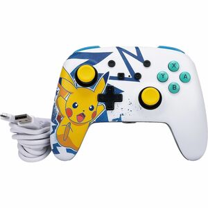 PowerA Enhanced Wired Controller for Nintendo Switch - Pikachu High Voltage - Cable - USB - Nintendo, Nintendo Switch - 3.