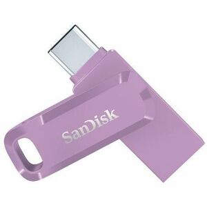 SanDisk Ultra Dual Drive Go 64 GB USB 3.1 (Gen 1) Type A, USB 3.1 (Gen 1) Type C Flash Drive - Lavender - 150 MB/s Read Sp