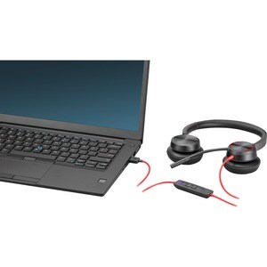 HEADSET POLY BLACKWIRE 8225 STEREO TEAMS USB-A ANC