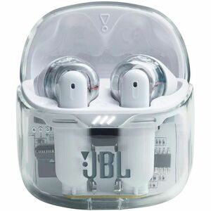 JBL Tune Flex True Wireless Earbud Stereo Earset - Ghost White - Binaural - In-ear - Bluetooth - 32 Ohm - 20 Hz to 20 kHz