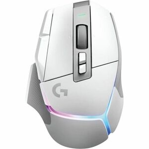 Logitech G G502 X PLUS 游戏鼠标 - A 型 USB - 光学机械 - 13 按钮 - 13 可编程按钮 - 白 - 无线 - 可充电 - 25600 dpi - 右旋转