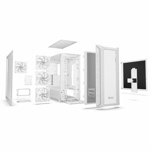 Boîtier d'ordinateur be quiet! Shadow Base 800 Shadow Base 800 FX White - Tour midi - Teinté, Blanc - En verre trempé, Mes