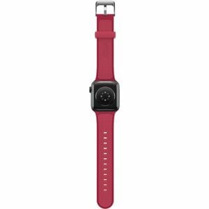 OtterBox Adjustable Smartwatch Band - Buckle Attachment - Rouge Rubellite - Silicon, Stainless Steel