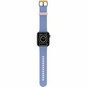 OtterBox Adjustable Smartwatch Band - Buckle Attachment - Serendipity (Blue) - Silicone, Stainless Steel