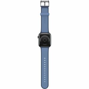 OtterBox Adjustable Smartwatch Band - Buckle Attachment - Baby Blue Jeans - Silicone, Stainless Steel