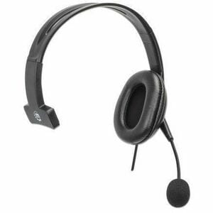 Auriculares Manhattan Cableado Sobre la cabeza Mono - Negro - Monaural - Circumaural - 32Ohm - 20Hz a 20kHz - 200cm Cable 