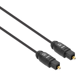 Manhattan 356077 2m Fibra óptica Cable de audio - Cable for Dispositivo de audio, Receptor A/V, Amplificador, Sistema del 