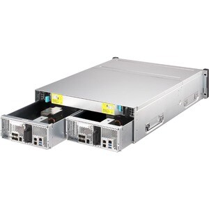 QNAP, QNAP Enterprise ZFS NAS ES1686DC-2142IT-128G SAN/NAS Storage System - 2 x Intel Xeon D-2142IT Octa-core (8 Core) 1.9