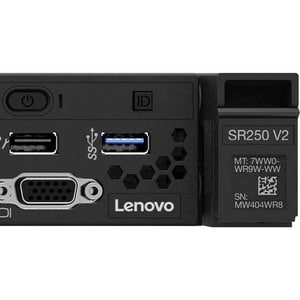 ThinkSystem SR250 V2 1xIntel Xeon E-2324G 4C 3.1GHz 65W 1x16GB 2Rx8 SW RD 4x 3.5-in HS 1x450W XCC Advanced 3-year warranty