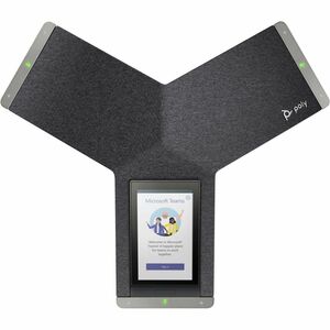Poly Trio C60 IP Conference Phone for Microsoft Teams and PoE-enabled No Radio GSA/TAA - 3 x Total Line - VoIP - 5" LCD - 