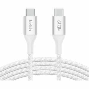 Belkin BoostCharge 2 m USB-C Datentransferkabel - Cable for MacBook, MacBook Air, MacBook Pro, Chromebook, Notebook, iPad,