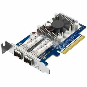 QNAP QXG-25G2SF-E810 25Gigabit Ethernet Card for Computer, Server, Workstation - 25GBase-X - SFP28 - Plug-in Card - PCI Ex
