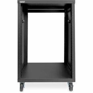 Digitus 16U Enclosed Cabinet Rack Cabinet for Equipment Rack, Networking457.80 mm Rack Depth - Black - Sheet Steel - 136 k