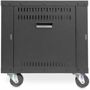 Digitus 8U Geschlossener Schrank Rackschrank für Ausrüstungsrack, Netzwerk-Geräte - Schwarz - Blech - 136 kg Maximale Gewi